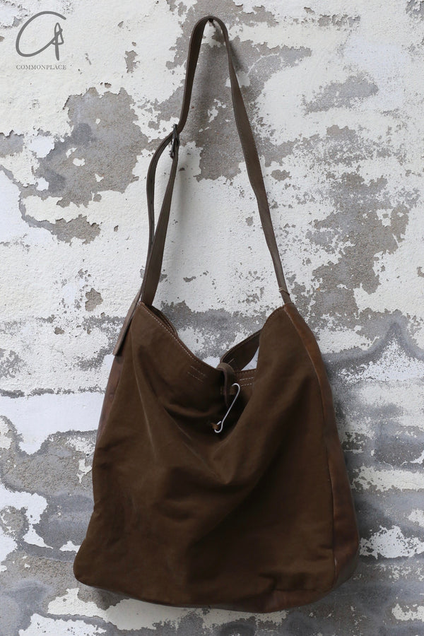 AVIVA JIFEI XUE X Tagliovivo 24 Autumn and Winter Handmade Flower Dyeing Single Shoulder Square Bag AJX-TOTE BAG-ZONG Brown